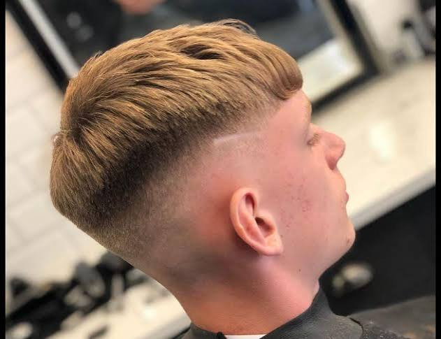 Light Brown Visual Idea Light Brown Visual Idea — Low Taper Fade Straight Hair