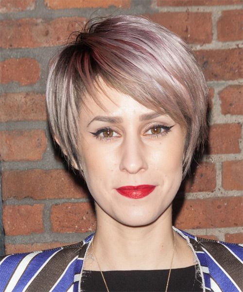 Textured Pinkish Blonde Pixie — Haircuts for Straight Hair