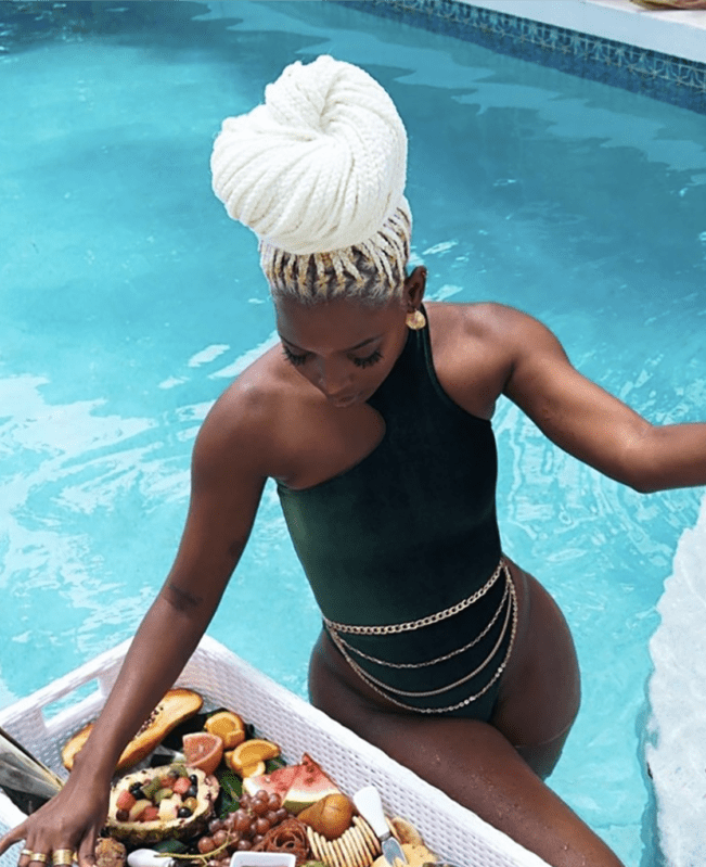 Chic Turban Wrap Style — Swim Hairstyles