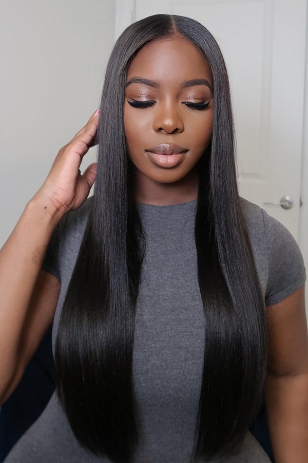 Thick Mid-Back Hair With Glass Shine Thick Mid-Back Hair With Glass Shine — Silk Press
