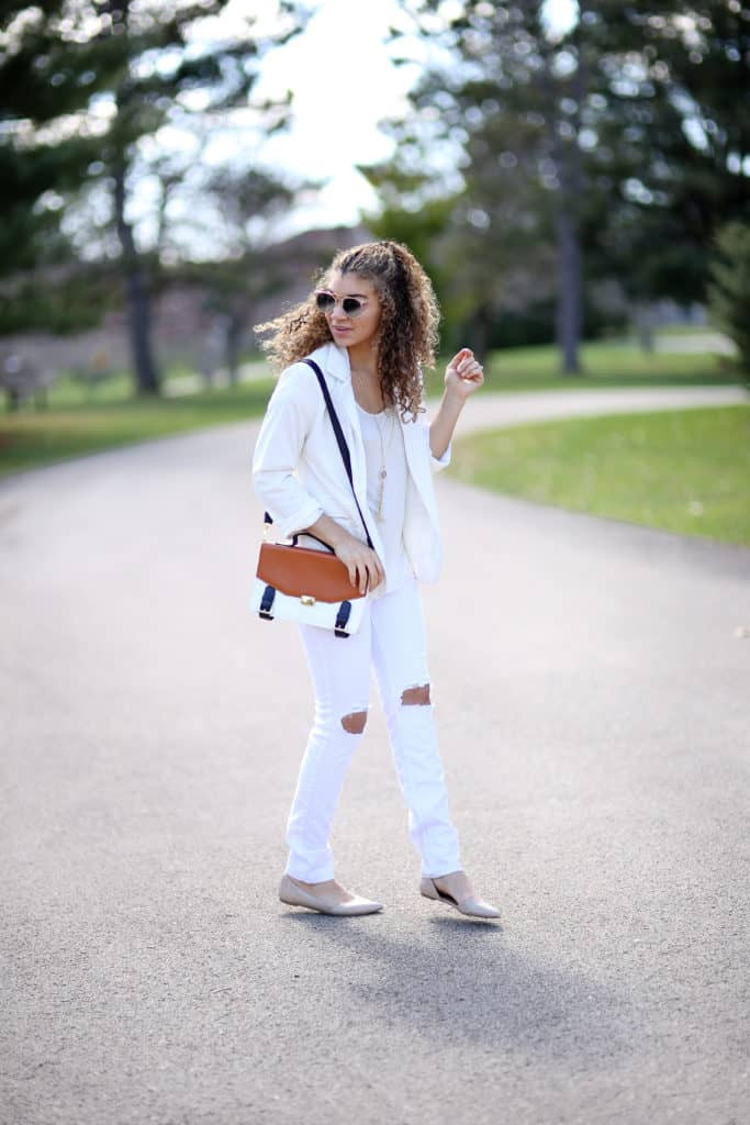 Outfit Idea Outfit Idea — White Jeans Outfits