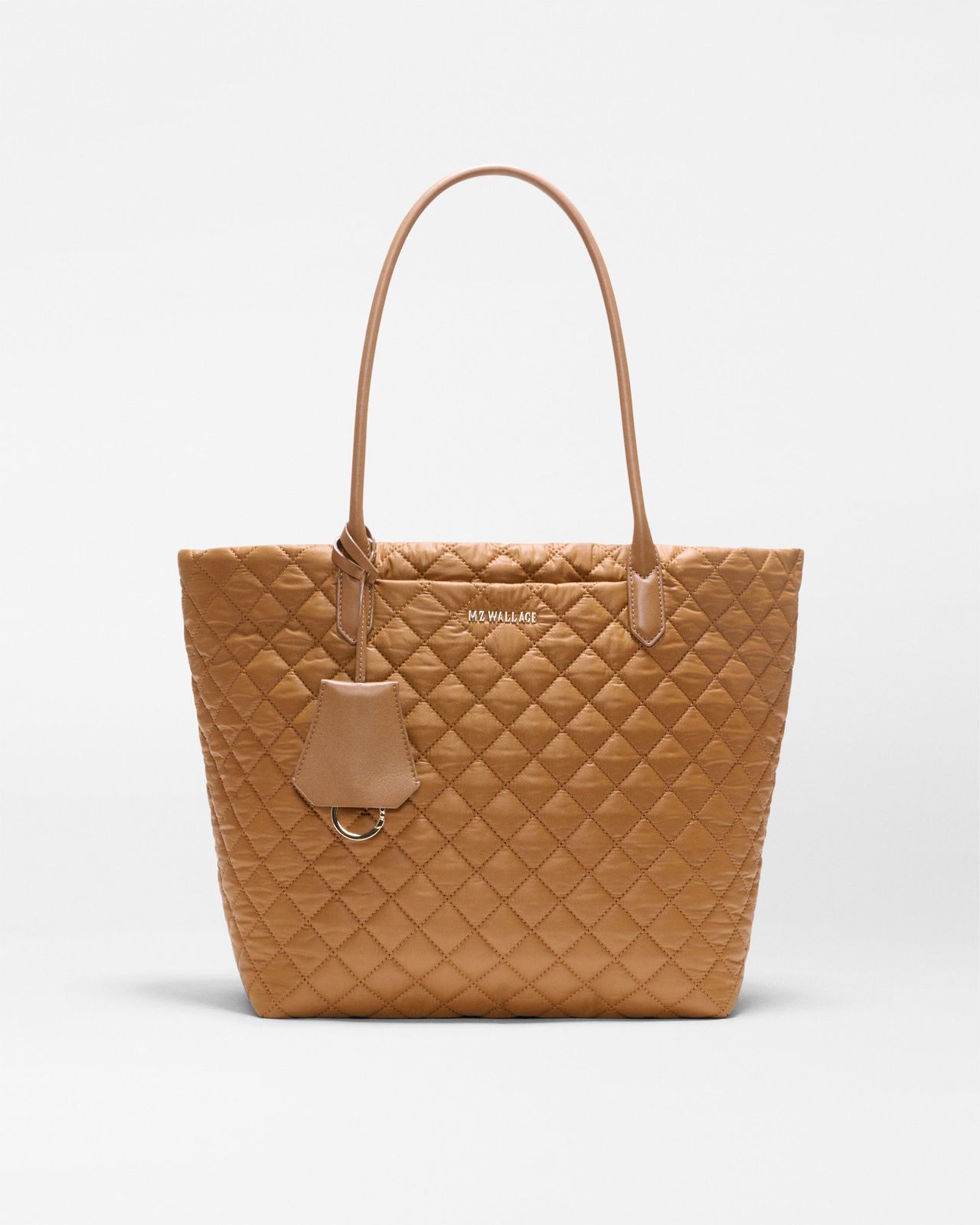 Tan Quilted Tote for Everyday Use Tan Quilted Tote for Everyday Use — Work Bags for Women