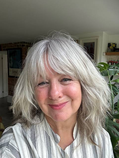 Textured Ash Grey Shag Textured Ash Grey Shag — Hair Color for Older Women
