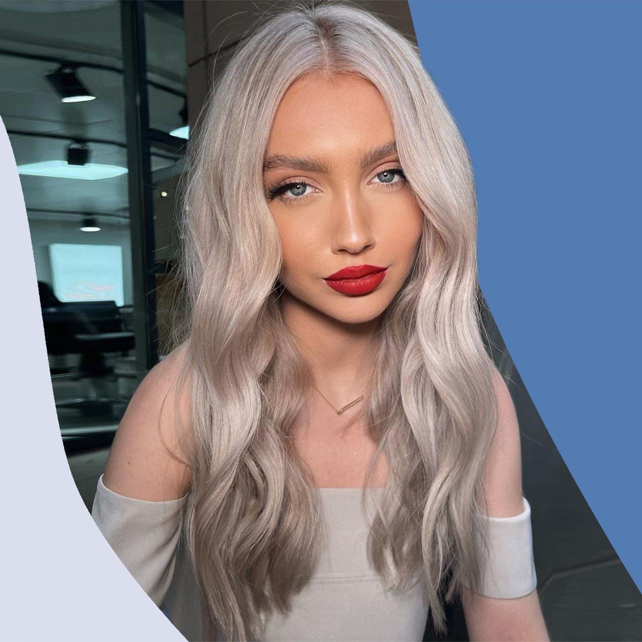 Uniform Cool Ash Blonde Loose Waves Uniform Cool Ash Blonde Loose Waves