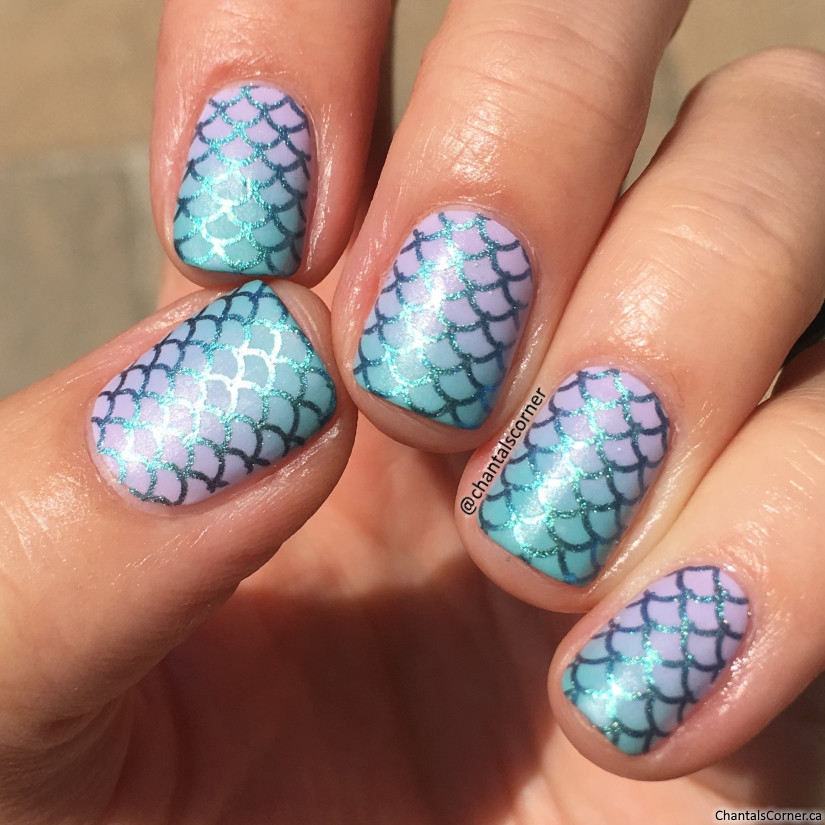 Shimmering Glossy Visual Idea Shimmering Glossy Visual Idea — Stamping Nails