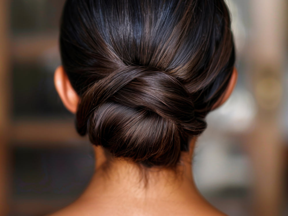 Sleek Low Chignon — Heatless Hairstyles