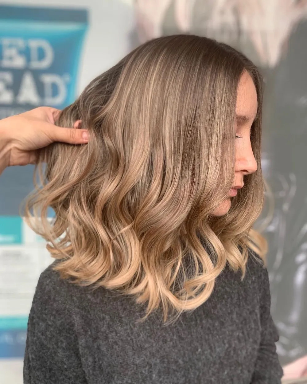 Milk Tea With Blonde Highlights Visual Idea — Milk Tea Hair