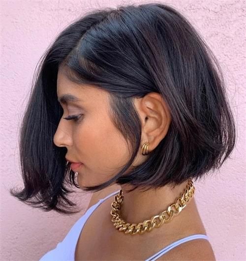 Sleek Chin Bob for Fine Hair Sleek Chin Bob for Fine Hair — Hairstyles for Diamond Faces