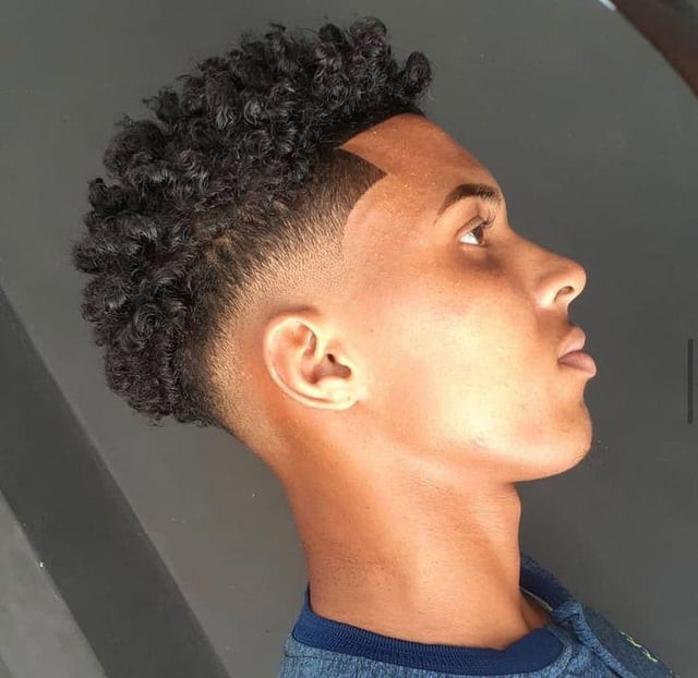 Coily Curls High Taper Fade Coily Curls High Taper Fade