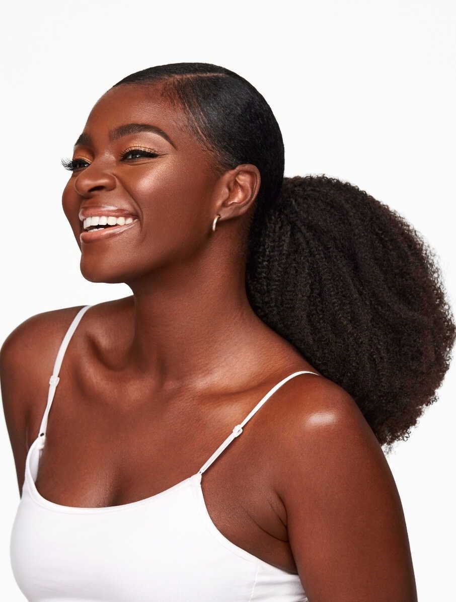 High Ponytail Kinky Texture — Natural Hair Ponytail