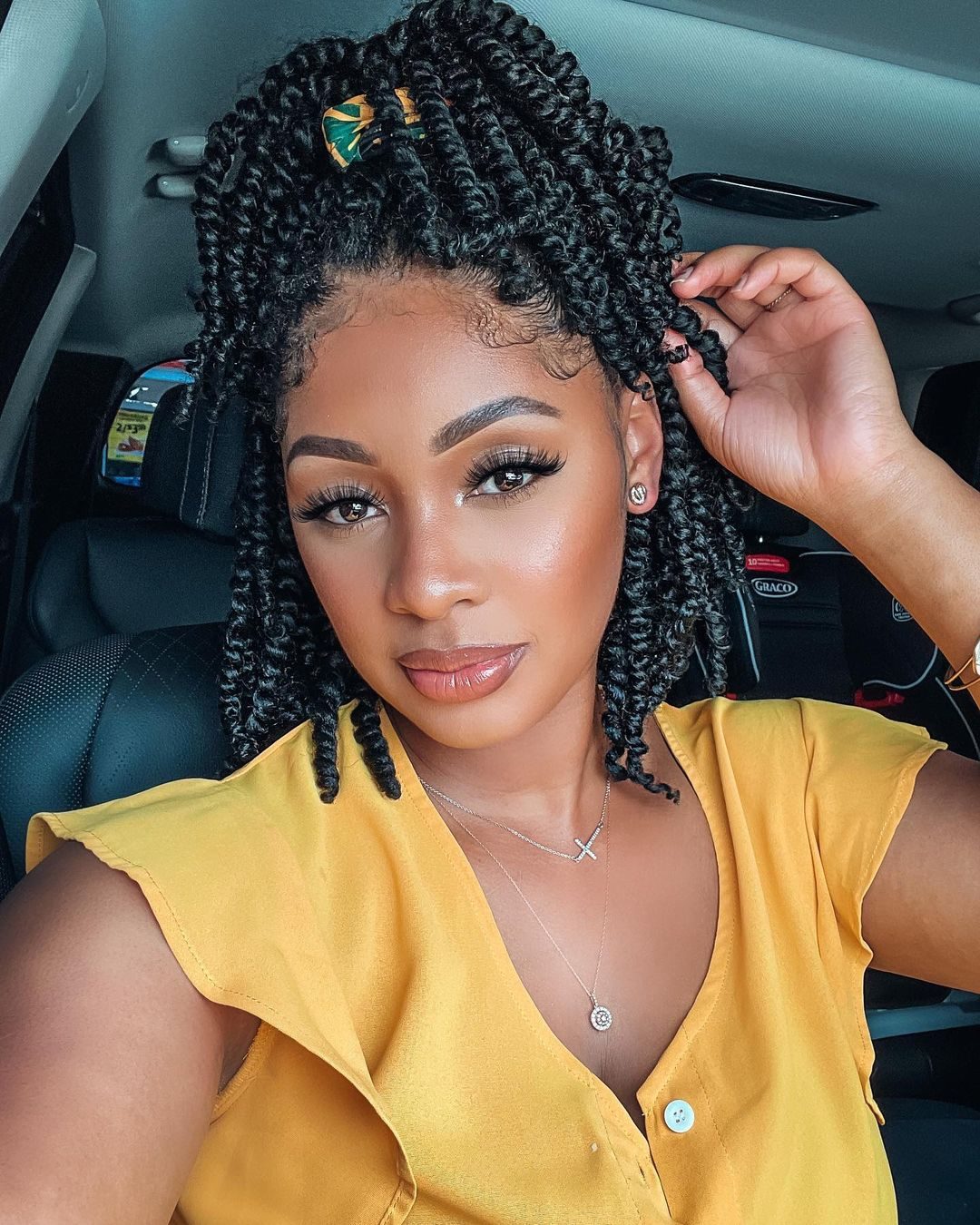Braided Face-Framing Twist Out Braided Face-Framing Twist Out — 4A Hairstyles