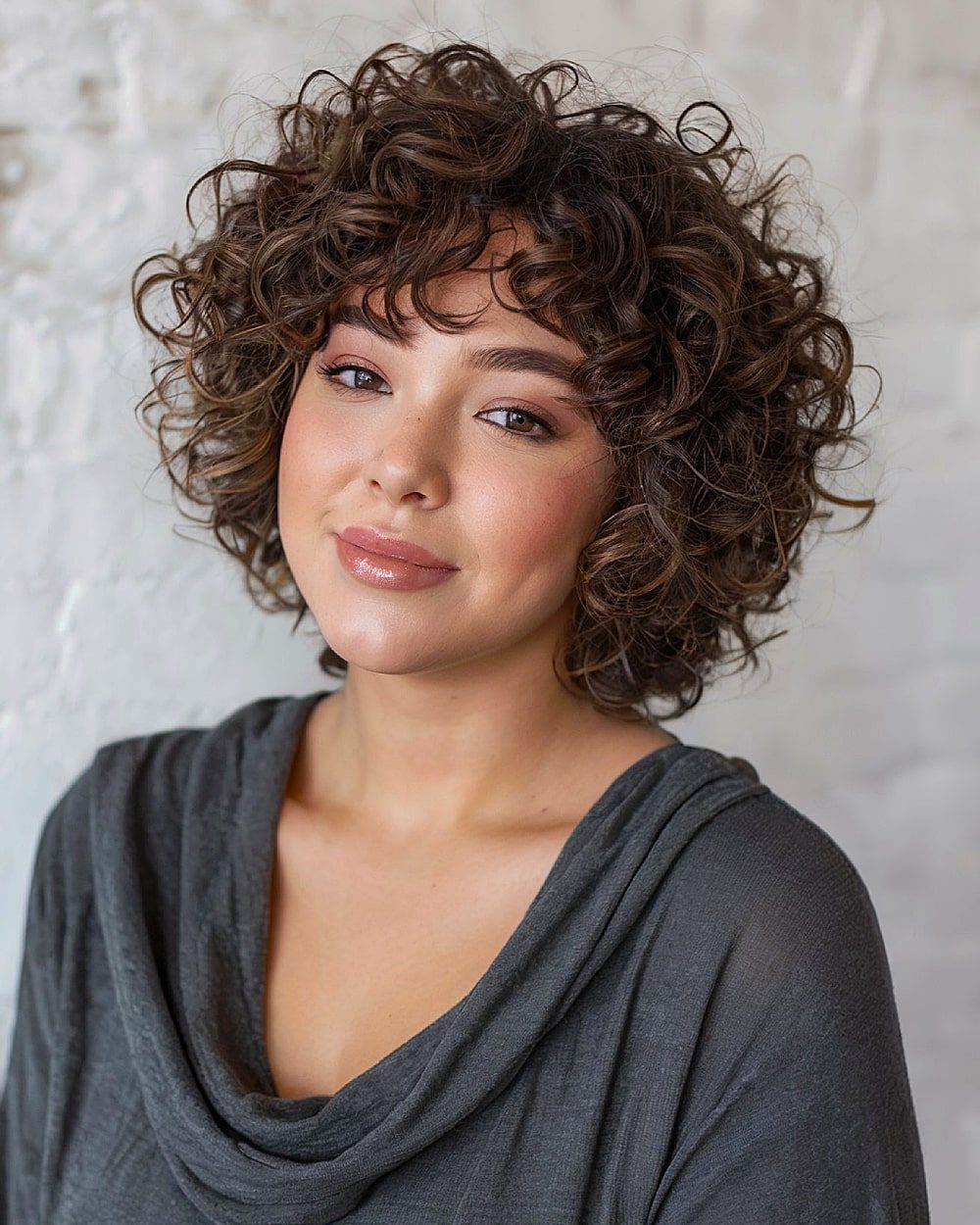Chin Bob With Short Textured Bangs — 3B Hairstyles