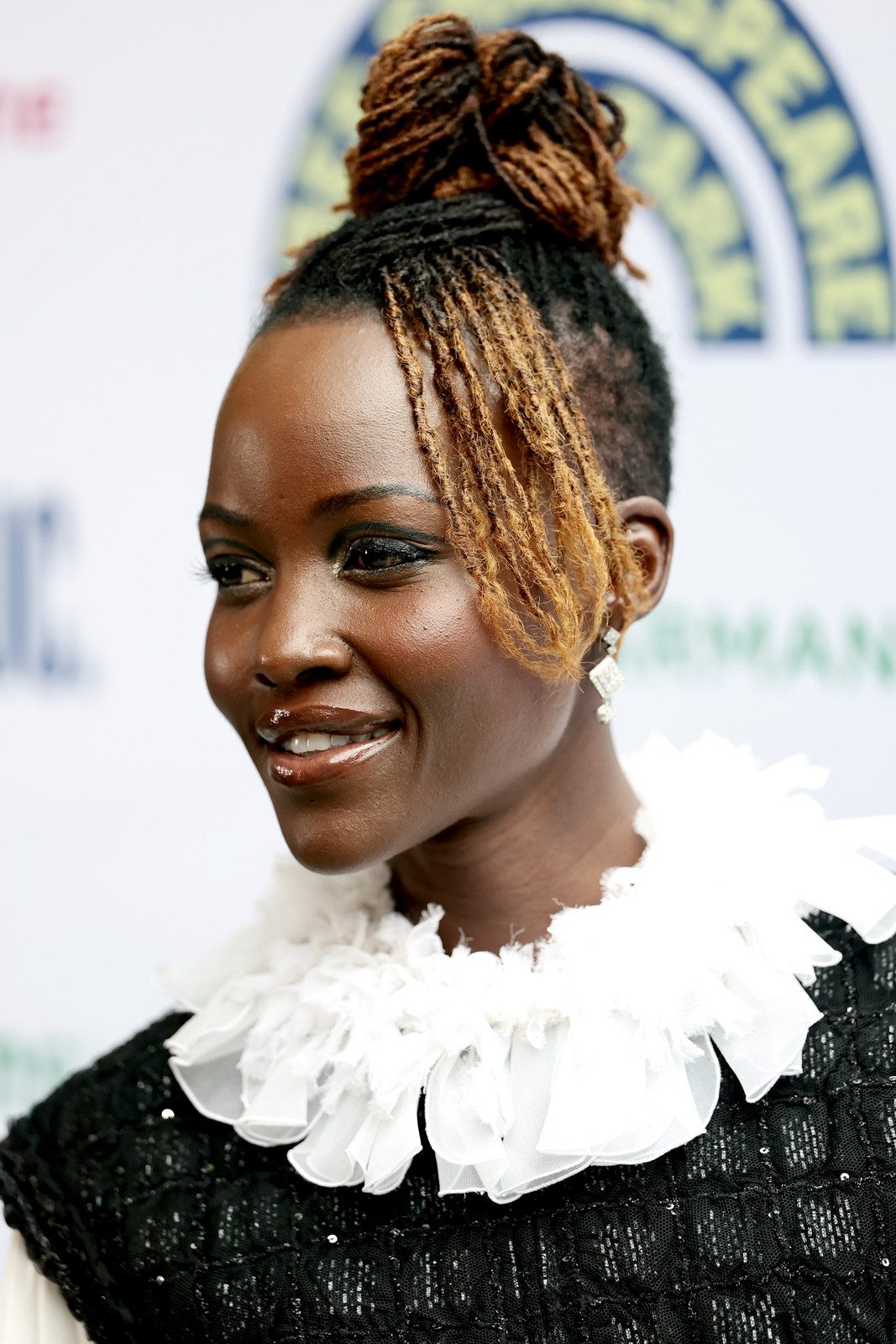 Two High Ponytails with Blonde Tips Two High Ponytails with Blonde Tips — Loc Styles for Work