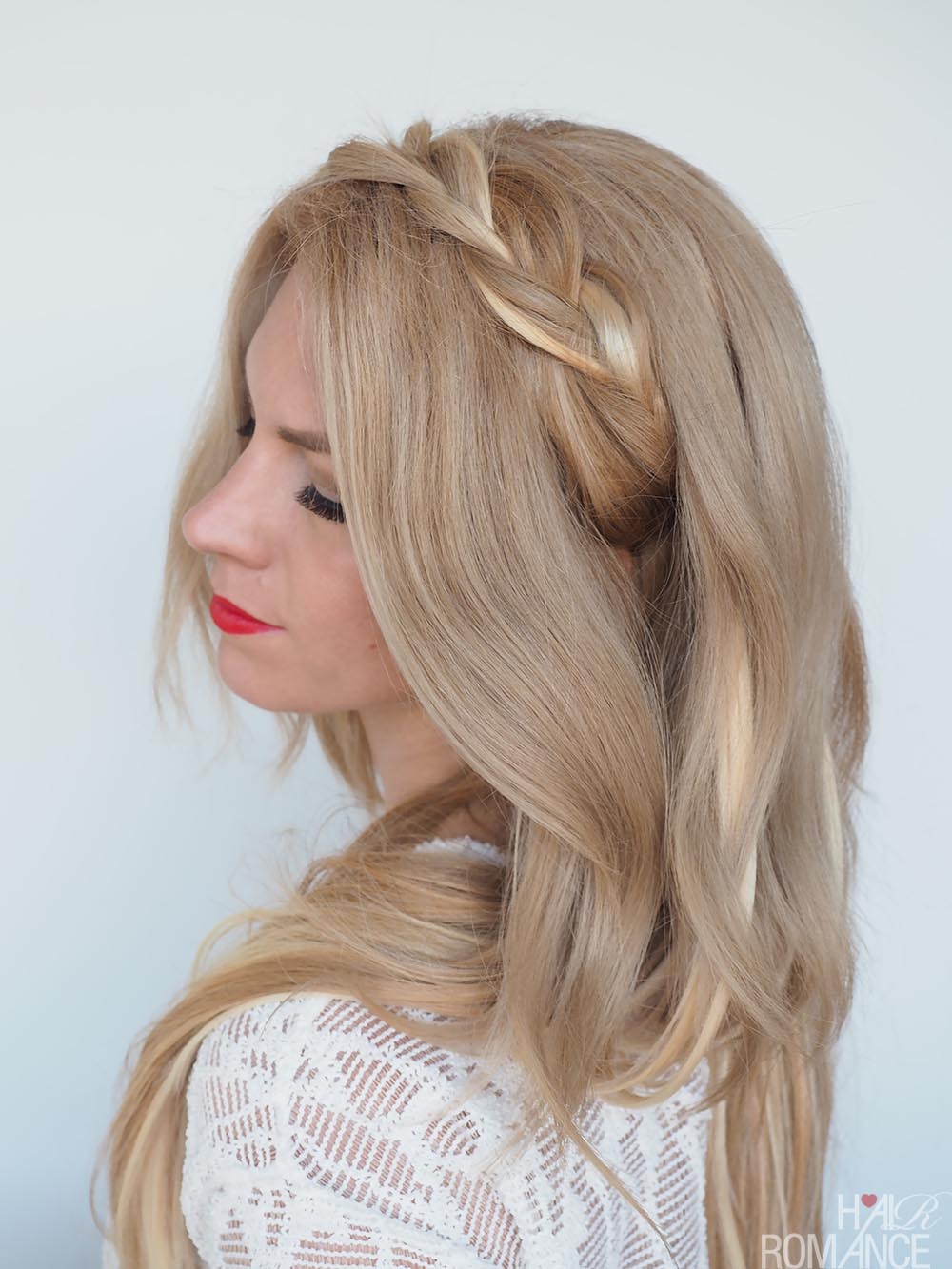 Long Layers Visual Idea — Headband Hairstyles