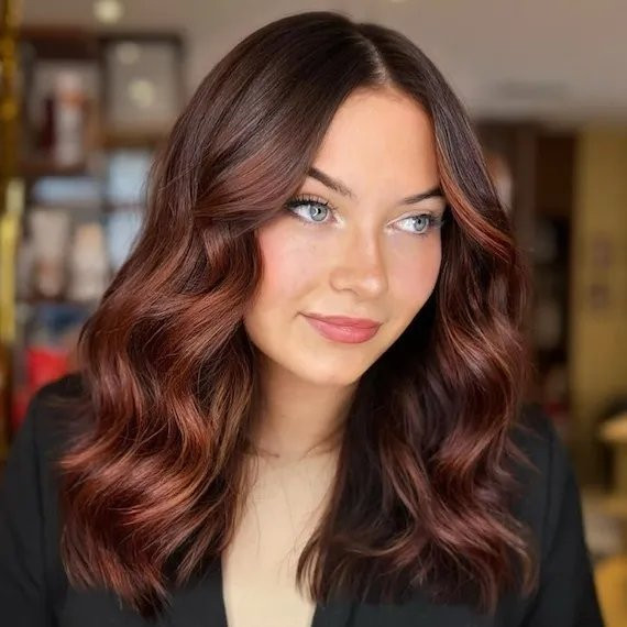 Subtle Copper Glow on Dark Brown Subtle Copper Glow on Dark Brown — Copper Brown Hair