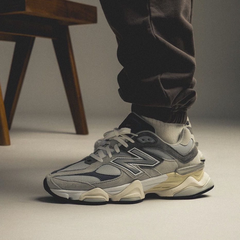 Pale Green and Cream 9060s: A Textured Casual Option Pale Green and Cream 9060s: A Textured Casual Option — New Balance 9060 Outfits