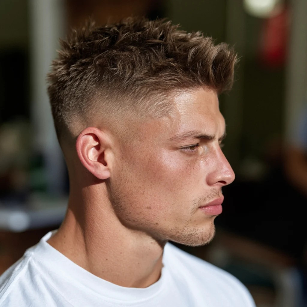 Spiky Textured Crop with Skin Fade Spiky Textured Crop with Skin Fade — Mens Hairstyles