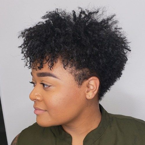 Textured Crop Pixie with Tapered Sides — Short Natural Hairstyles