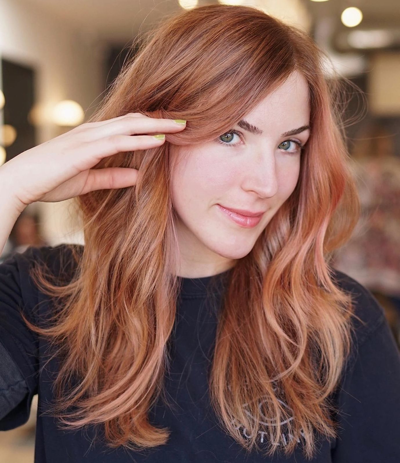 Strawberry Blonde With Rose Gold Tones Visual Idea Strawberry Blonde With Rose Gold Tones Visual Idea