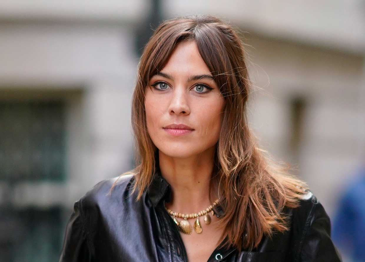 Mid-Back Textured Waves With Wispy Bangs — Hairstyles for Growing Out Bangs