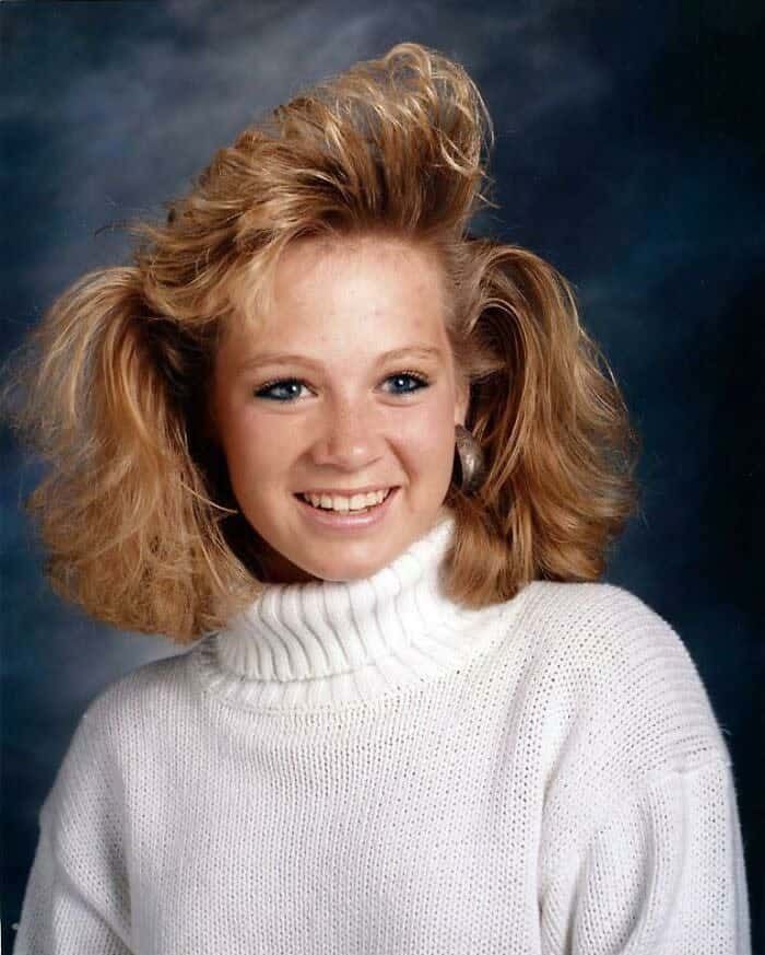 Golden Blonde Teased Volume — 80s Hairstyles