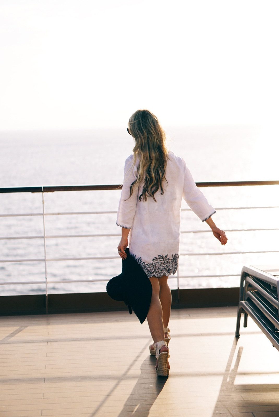Embroidered Tunic Cover-Up for Resort Days — Caribbean Cruise Outfits