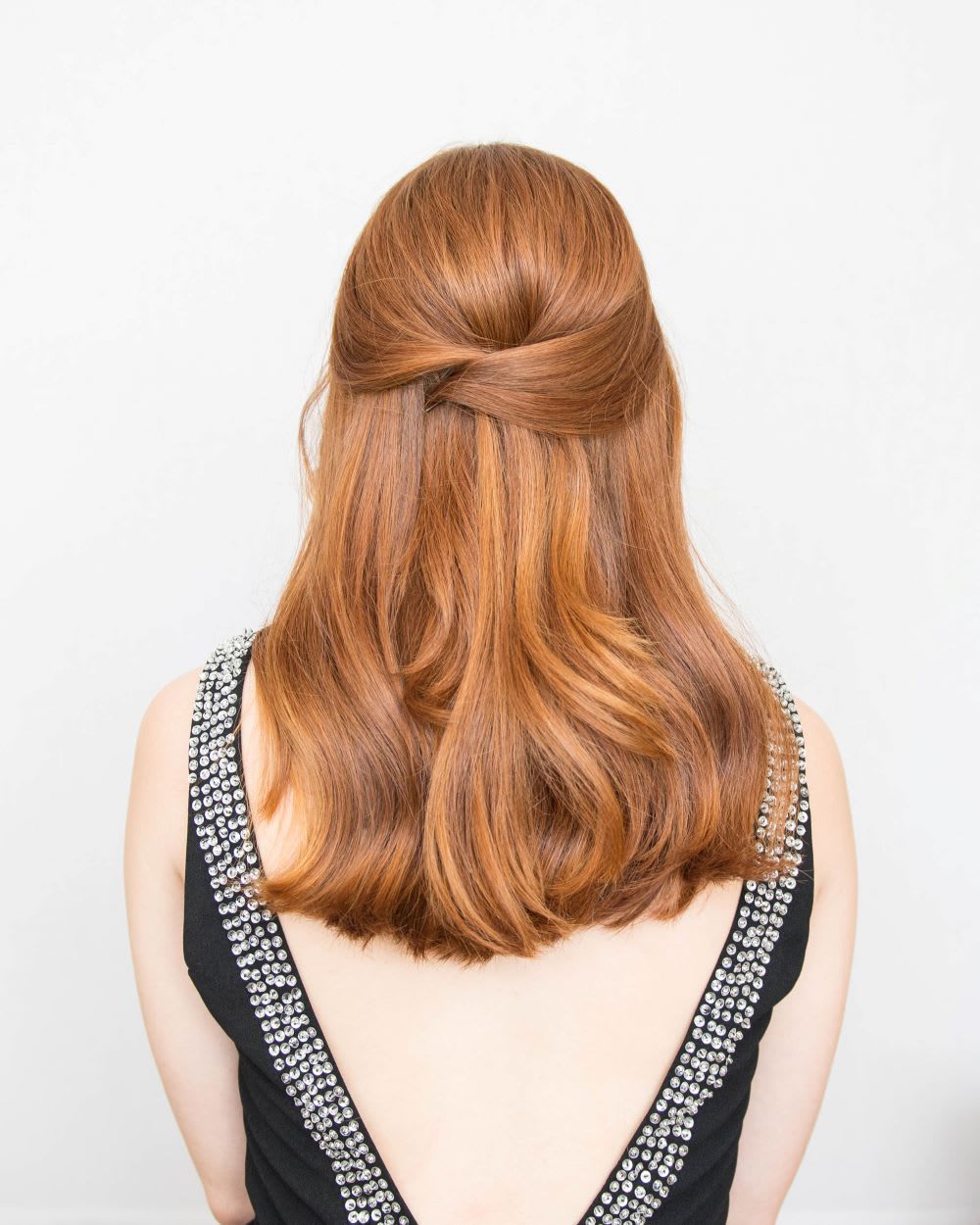 Voluminous Twisted Half Up Voluminous Twisted Half Up — Half Up Half Down Straight Hair