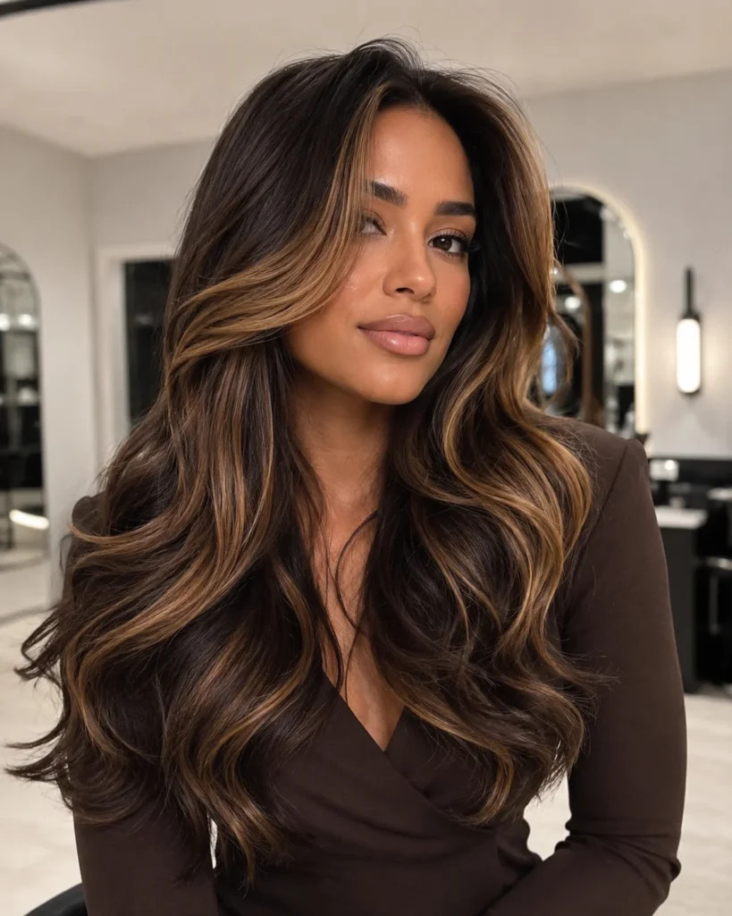 Mid-Back Visual Idea Mid-Back Visual Idea — Caramel Highlights