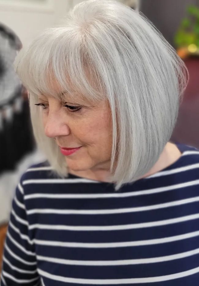 Chin Visual Idea — Bob with Bangs