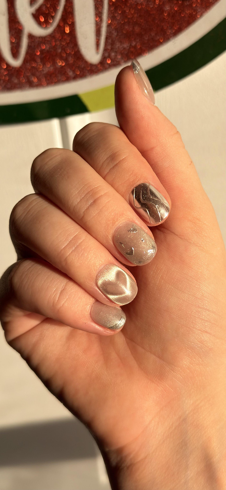 Chrome Shimmer Visual Idea Chrome Shimmer Visual Idea — Nails for Small Hands
