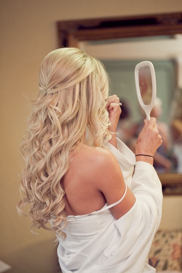 Half Up Half Down Curls Visual Idea Half Up Half Down Curls Visual Idea — Half Up Half Down Long Hair