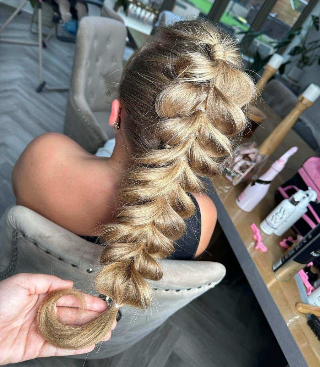 Intricate Dutch Braid — Volleyball Hairstyles