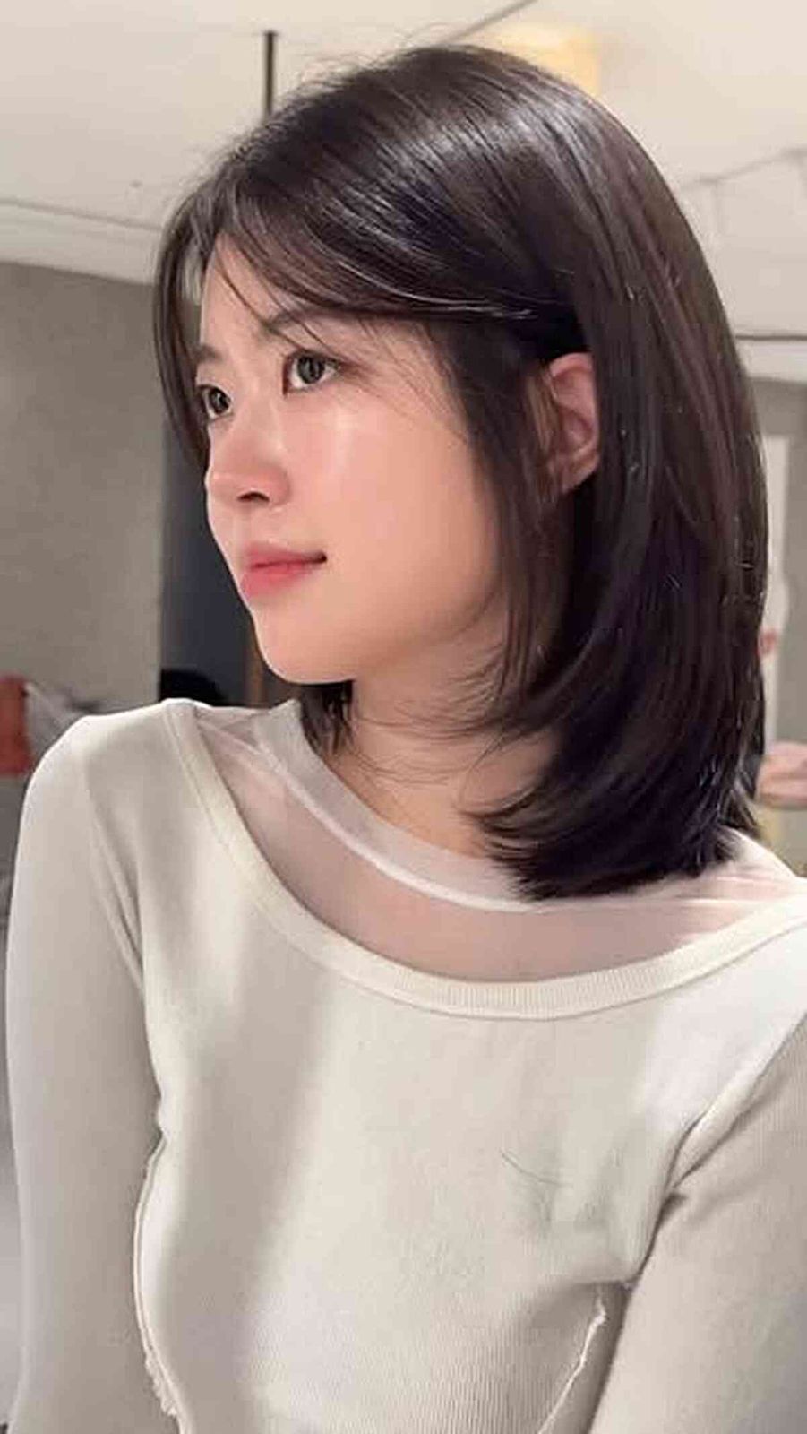 Layered Bob with Side-Swept Bangs — Haircuts for Straight Hair