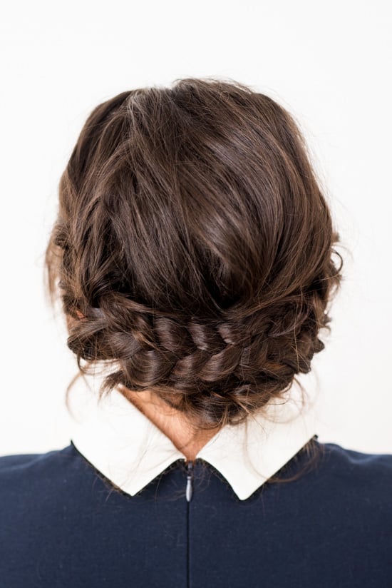 Dark Brown Visual Idea — Crown Braid