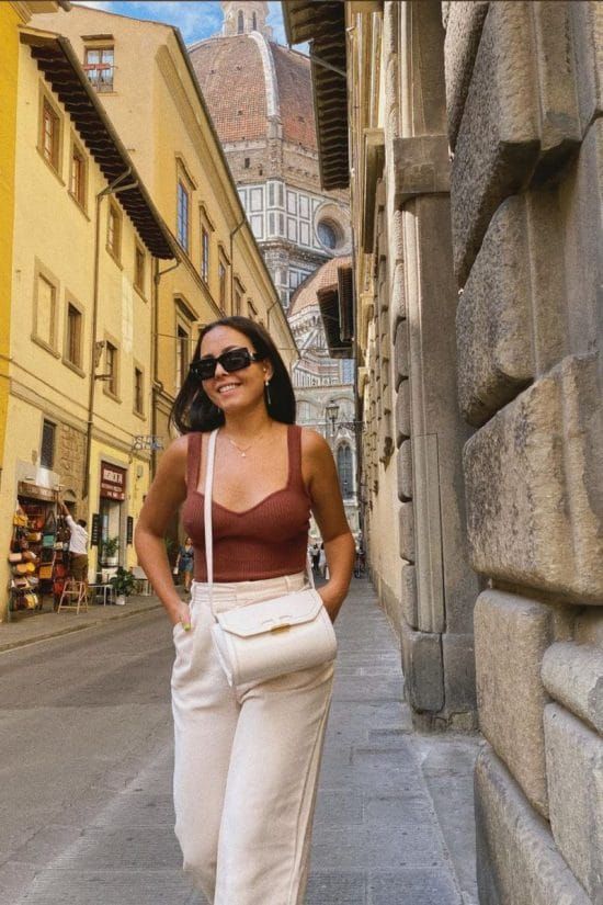 Textural Contrast: Ribbed Knit Tank with Trousers Textural Contrast: Ribbed Knit Tank with Trousers — Florence Outfits
