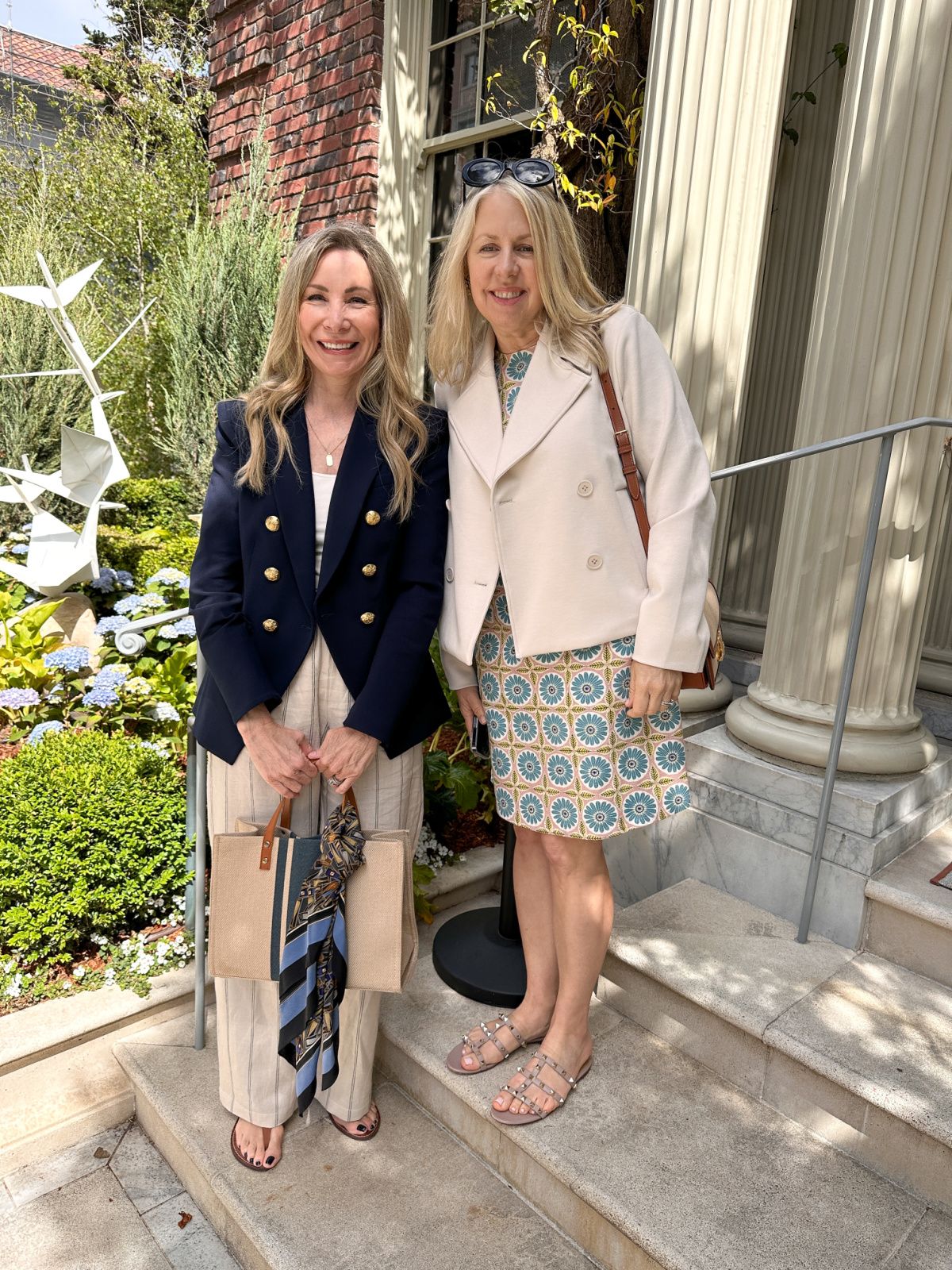 Blazer and Embellished Sandals for a Daytime Event — San Francisco Outfits