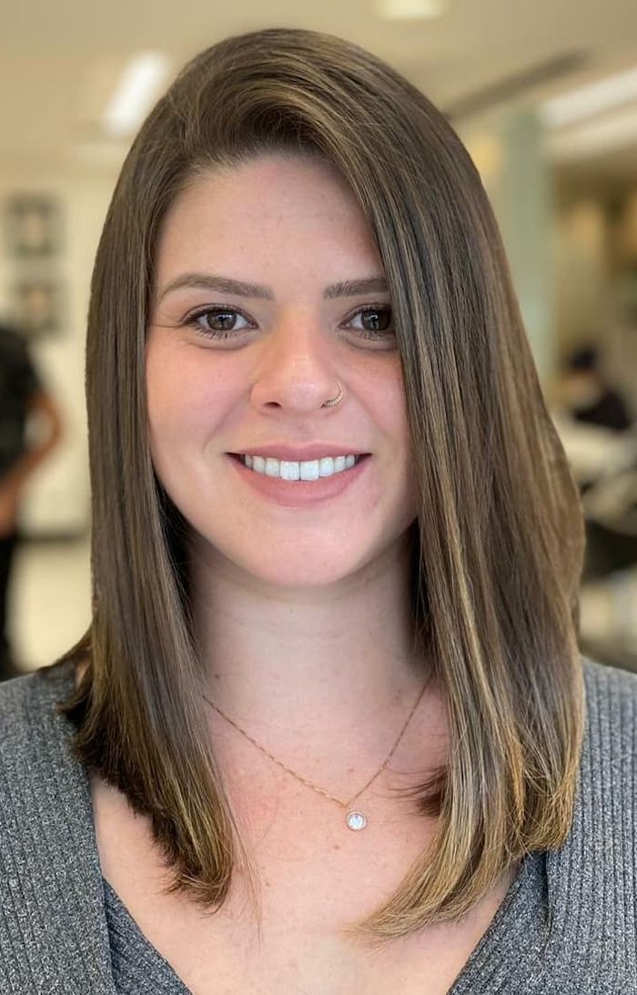Long Bob Lob Visual Idea — Collarbone Length Hair