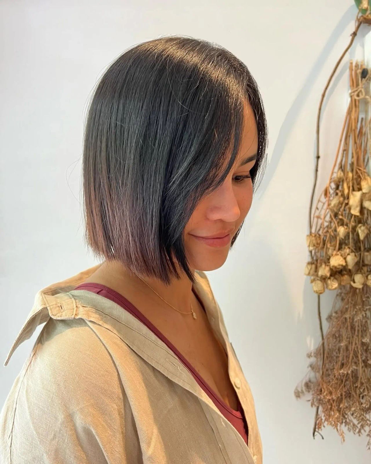 Sleek Blunt Bob Haircut | shair nyc | Manhattan, New York