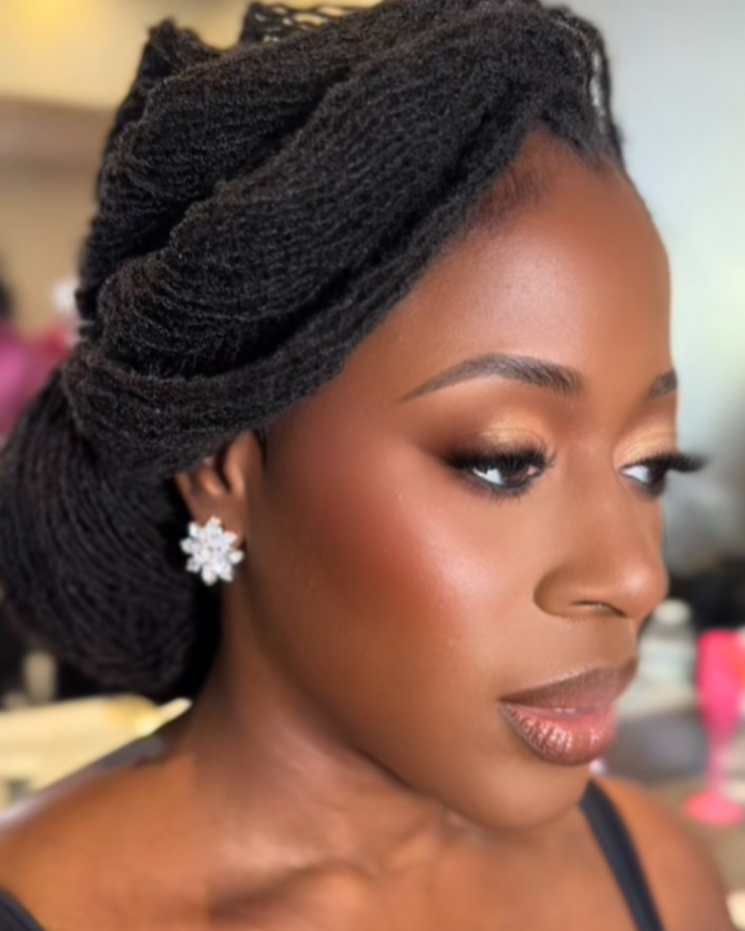 Sophisticated Chignon Wrap — Sisterlocks Updo
