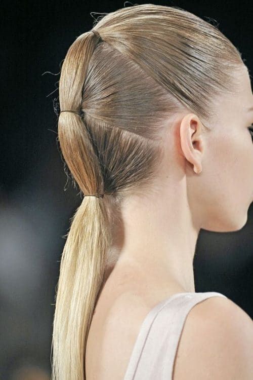 The Sleek Segmented Ponytail — Sports Hairstyles