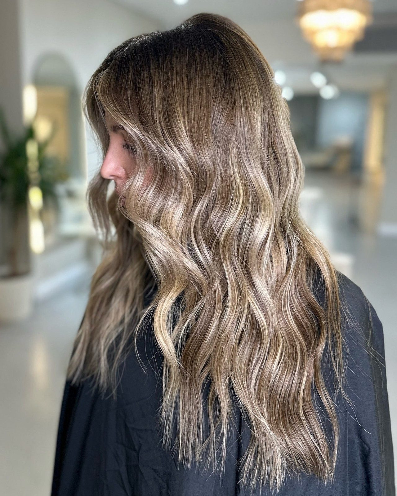 Bright Sandy Blonde Balayage Bright Sandy Blonde Balayage