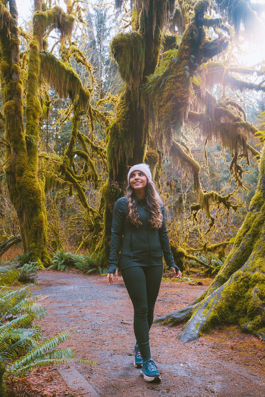 Mossy Forest Hike: Fitted Zip-Up and Leggings Mossy Forest Hike: Fitted Zip-Up and Leggings — National Park Outfits
