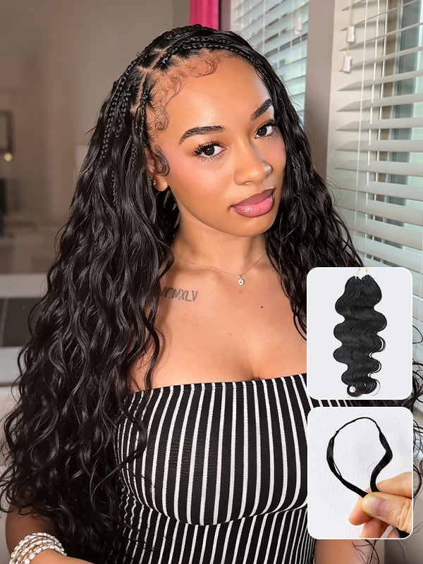 Face-Framing Braids With Subtle Highlights — Miracle Knot Braids