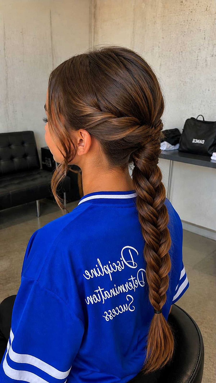 Mid-Back Fishtail Braid With Face Framing — Dance Recital Hairstyles