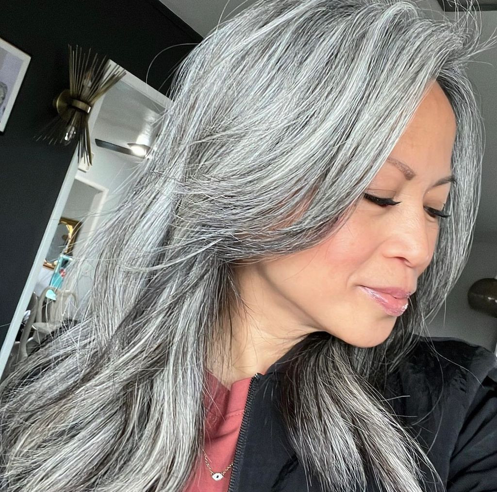 Salt And Pepper Visual Idea — Salt and Pepper Hair