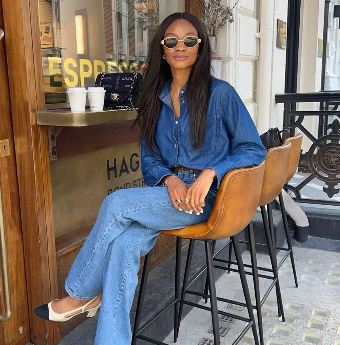 Chic Denim-on-Denim: Relaxed Fit Shirt and Jeans Chic Denim-on-Denim: Relaxed Fit Shirt and Jeans — Outfits for Women in Their 30s
