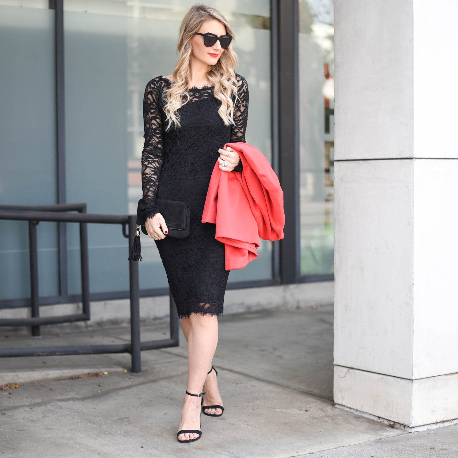 Timeless Lace Little Black Dress