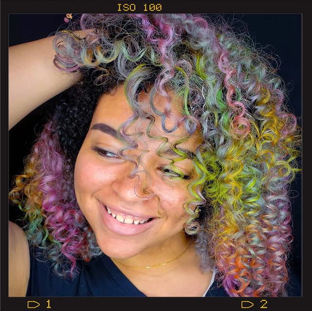 Full Spectrum Rainbow With Blunt Bangs Full Spectrum Rainbow With Blunt Bangs — Rainbow Hair