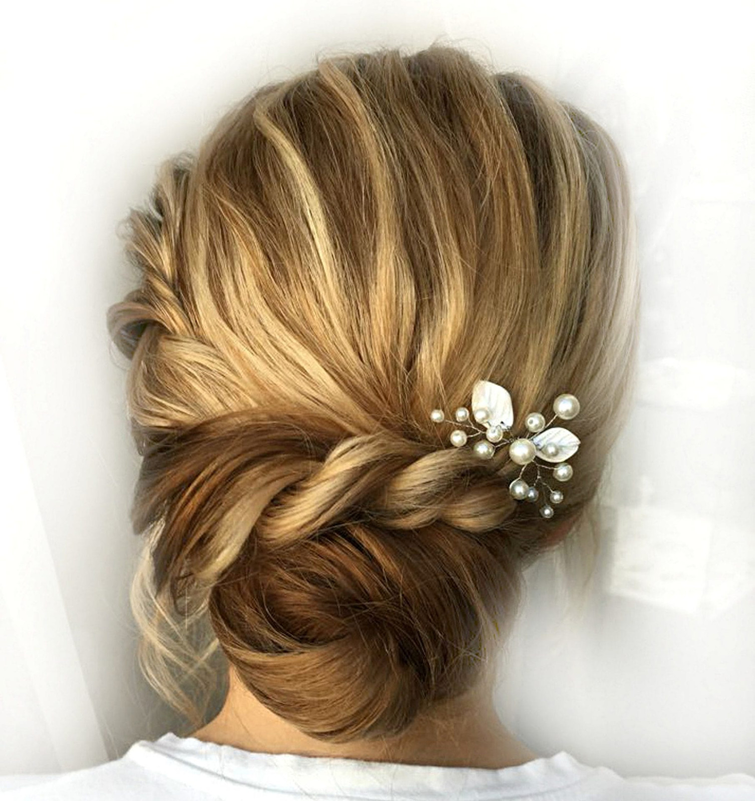 Mid-Back Visual Idea — Bridal Hair Accessories