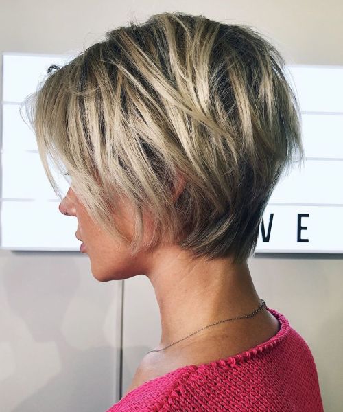Textured Pixie Bob — Hairstyles for Fine Hair